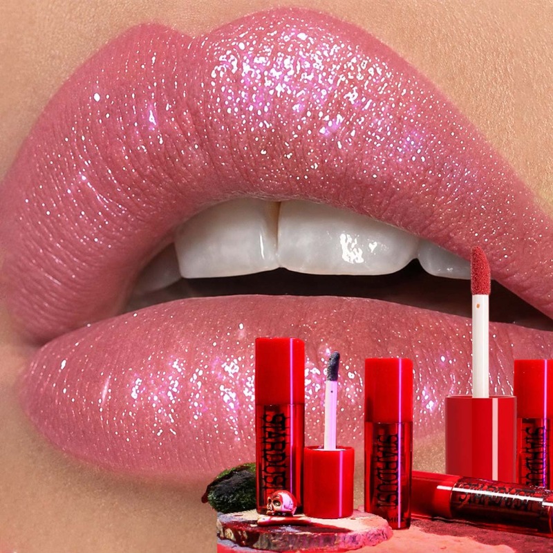 Lip Tint Korean - Готическая матовая мерцающая помада, водостойкая, стойкая,
