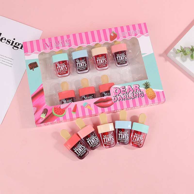 Lip Tint Korean - 12 шт., корейский тинт для губ