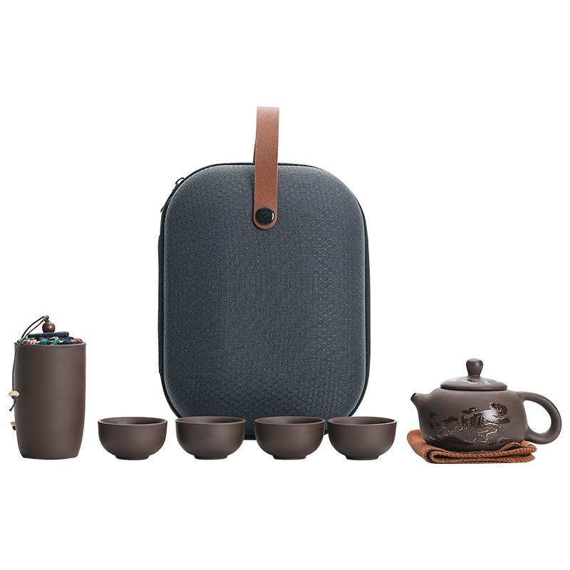 Дорожный чайный набор из фиоле – обзор и цена Korean Tea Set