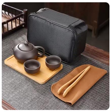 Дорожный чайный набор из фиоле – обзор и цена Korean Tea Set