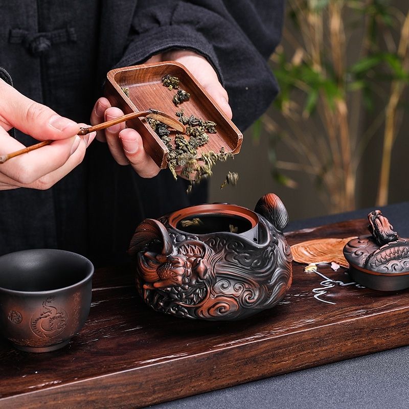 Китайская фиолетовая керамика  – обзор и цена Korean Tea Set