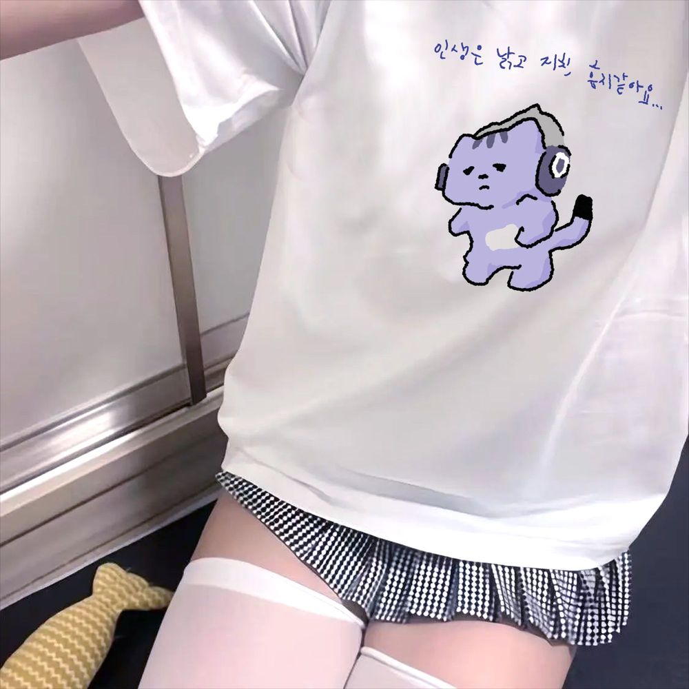 Футболка с милым текстовым при – обзор и цена Korean Lifestyle & Kids Boutique Photos